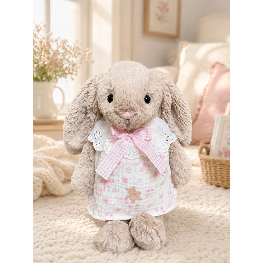 Bartholomew bear cute clothes outfits dress - Pink Bear[HQQ-09-6IN]